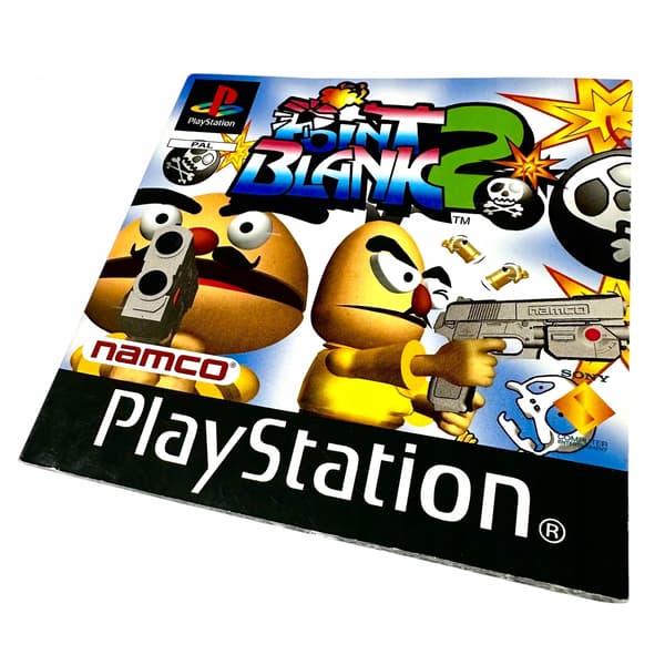 Point Blank 2 | PS1 | PSX | PLAYSTATION | MANUAL | INSTRUCTIONS | BOOKLET