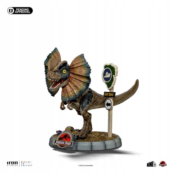 IRON STUDIOS JURASSIC PARK – DILOPHOSAURUS MINI-FIGURE