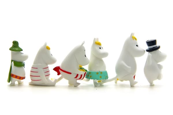 Moomin figurines, set of 12