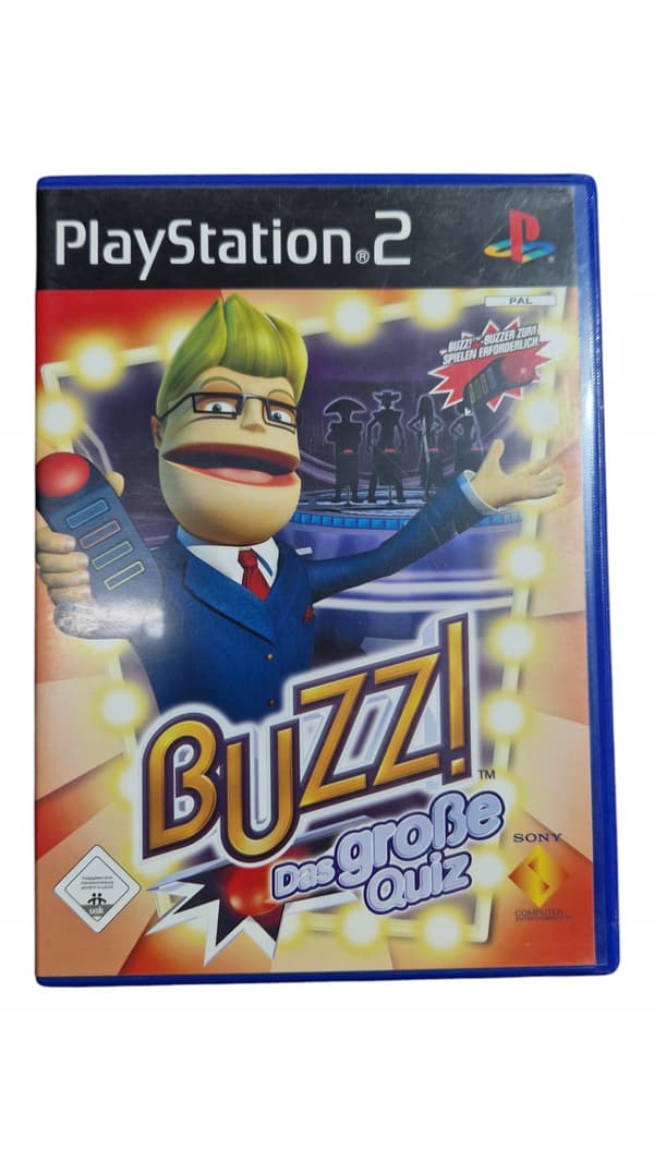 PS2 game Buzz!: Das groBe Quiz || GERMAN language version