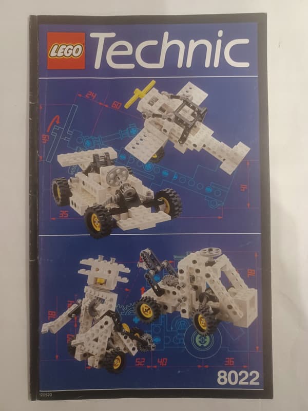 Lego Technic instruction booklet set (9 pieces)