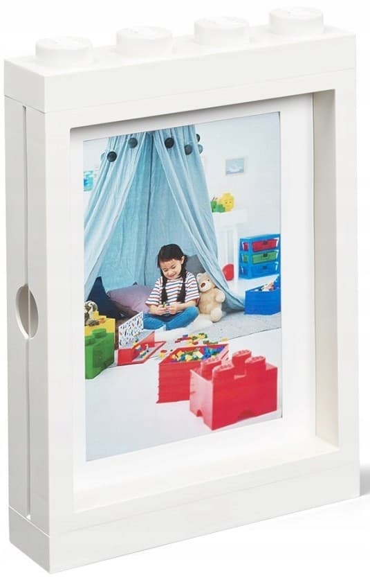 LEGO® white photo frame NHG cardboard box