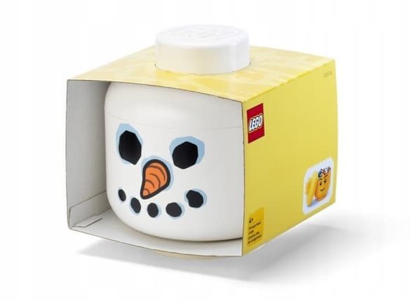 LEGO MINI SNOWMAN HEAD STORAGE CONTAINER XS 40330817