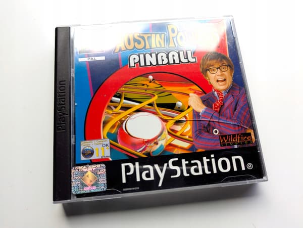 *** AUSTIN POWERS PINBALL PLAYSTATION 1 PS1 PSX PSONE *** 3AAA