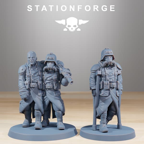 GrimGuard Casualties – Station Forge – 3D-utskrift