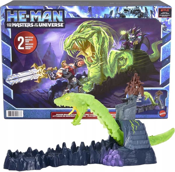 HE-MAN CHAOS SNAKE ATTACK SET