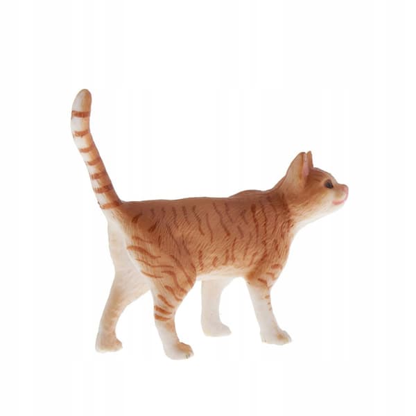Hand-painted mini animal figurine: cat 1