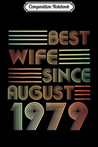 Composition Notebook: Women’s 20th Wedding Anniversary – Wife Since July