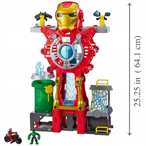 Avengers: Iron Man’s Headquarters 64.1 cm!!! Set with action figures!!