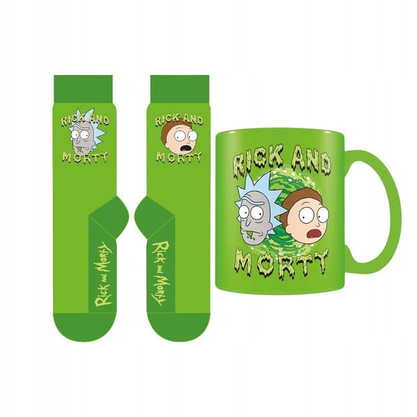 RICK AND MORTY: RICK AND MORTY MUG AND SOCK SET