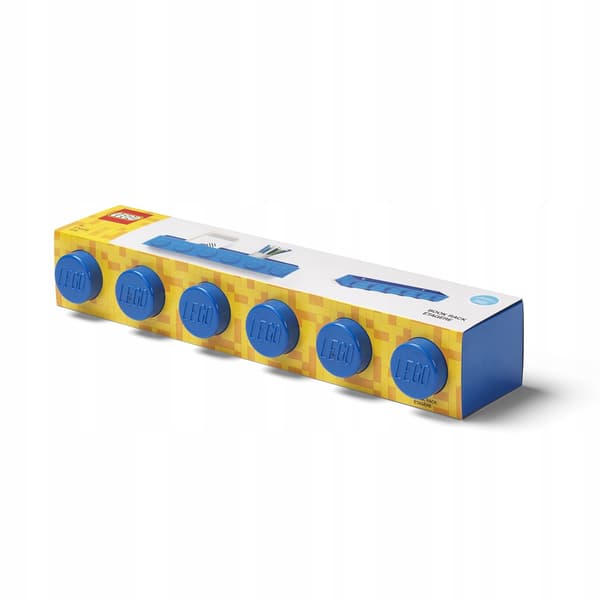 LEGO LONG SHELF, 6 BLUE BRICKS 41121731