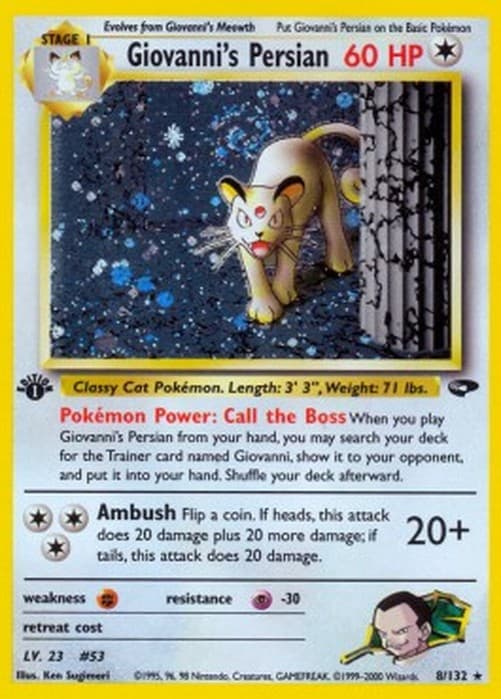 Pokemon Giovanni's Persian
