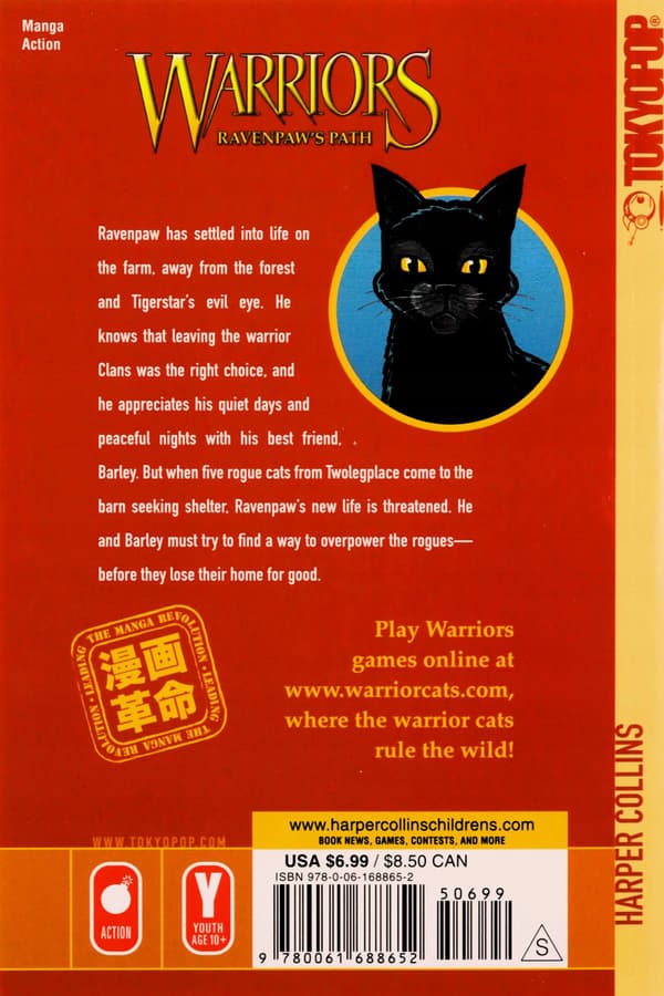 WARRIORS MANGA: RAVENPAW’S PATH #1: SHATTERED PEACE: 01 – Unknown (COMIC)