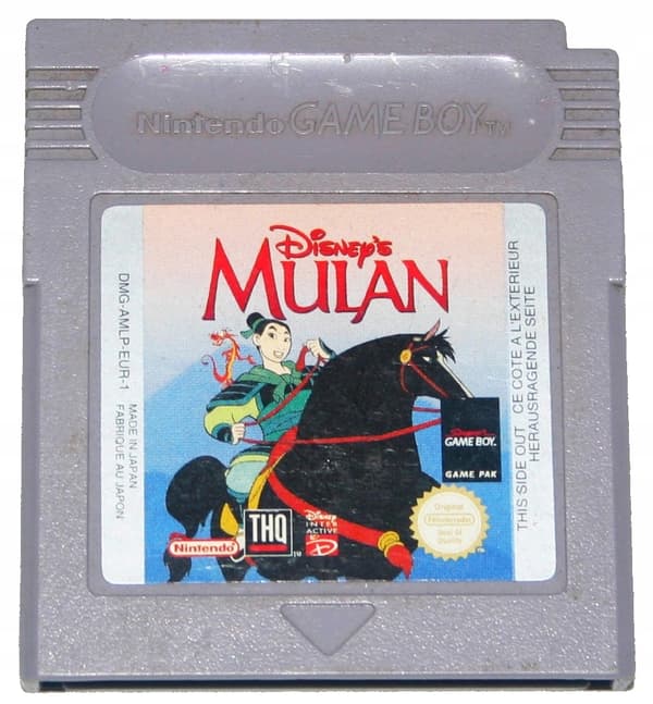 Mulan – a game for the Nintendo Game Boy Classic (GBC) console.