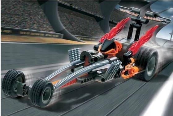 Lego 8471 Nitro Burner. DESCRIPTION! PHOTOS!