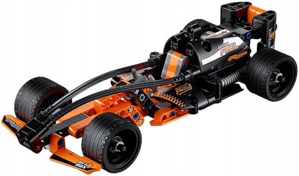 LEGO TECHNIC 42026 Black Road Conqueror Formula Racing Car – Pull-Back – Unique