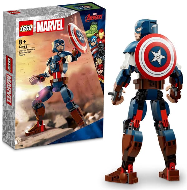 LEGO Super Heroes Marvel 76258 Buildable Captain America Figure