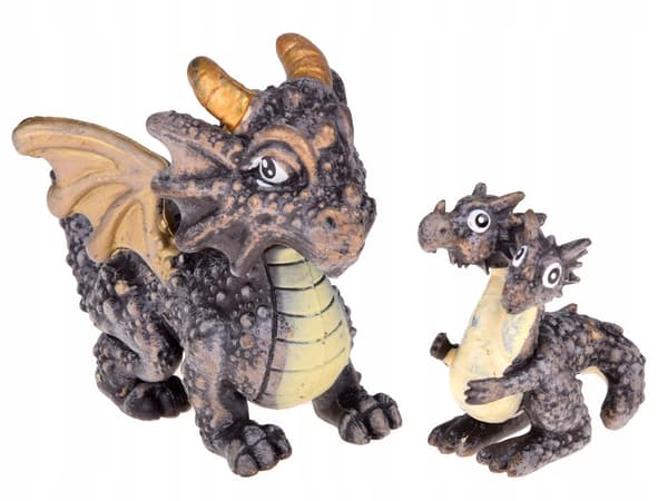 Fairy-tale Dragons Figurine Set, 6 pieces. Magical Creatures ZA5883