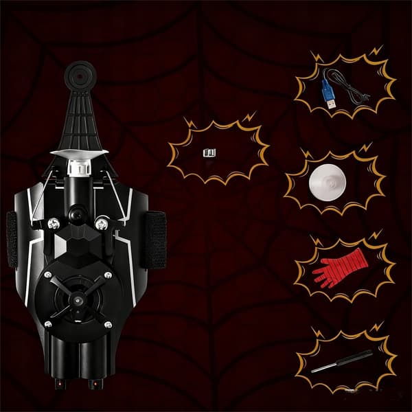 Spider’s Web WEB LAUNCHER SHOOTING SET GLOVE WEB 3M MAGNET USB