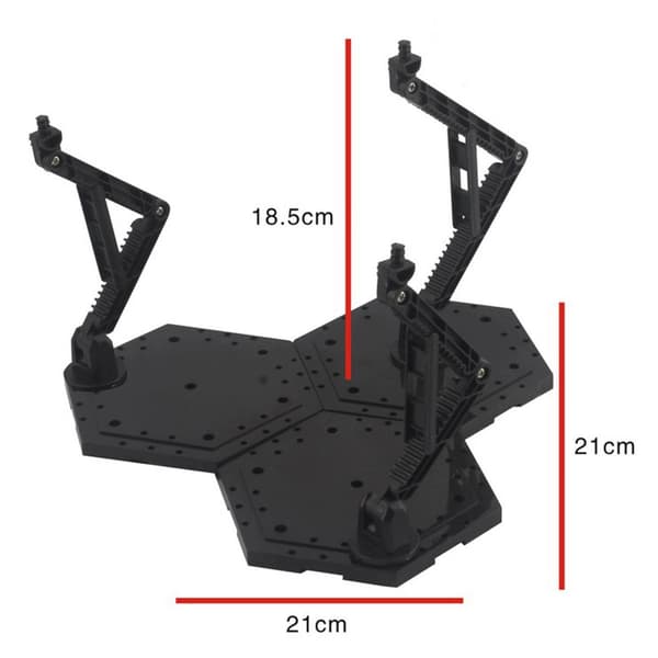 1PC display stand, mounting bracket, Hobby Support, colours: red, yellow, blue