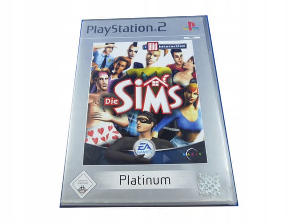 THE SIMS 1 disc, very good+ condition, complete PS2 set