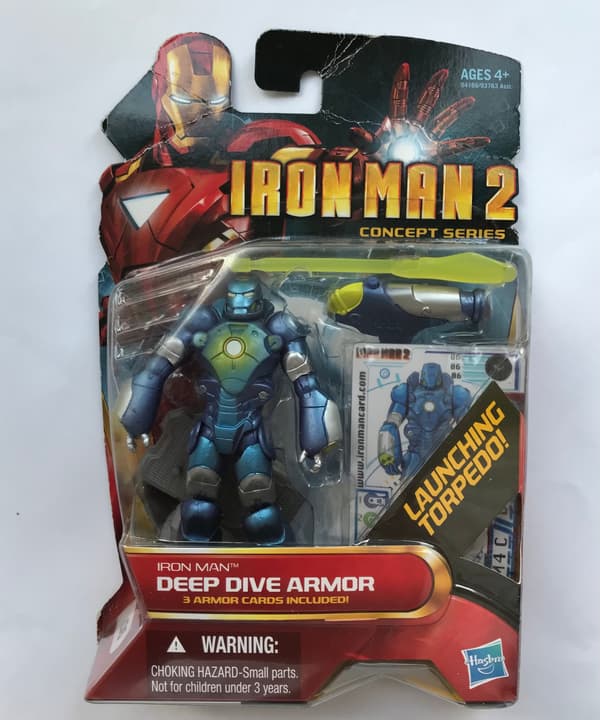 IRON MAN 2 FIGURINE – DEEP DIVE ARMOR 93763 HASBRO