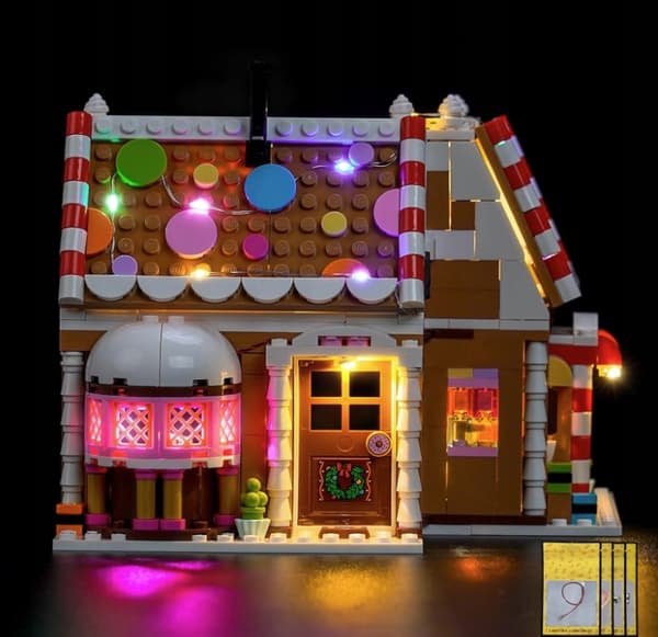 BrickBling LED decorative lighting set for the Lego 40809 set