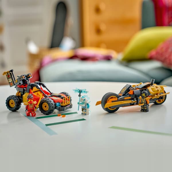 LEGO NINJAGO Kai and Cole’s Multi-Function Vehicles 71864