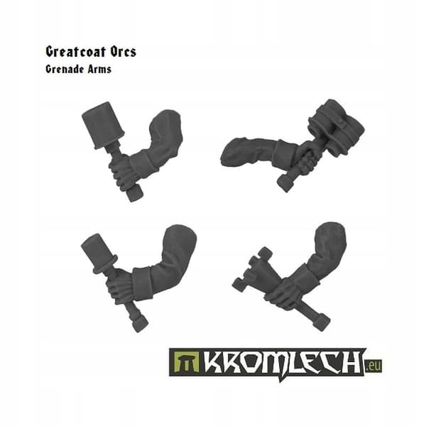 Kromlech Orc Greatcoats Grenade Arms [vänster]
