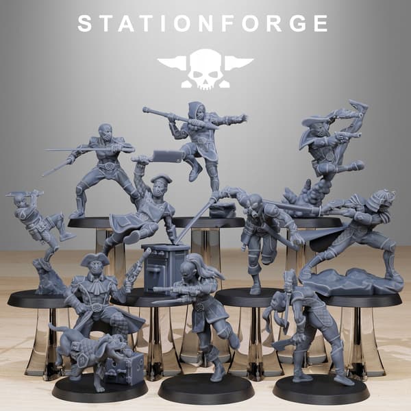 GrimCorp Jesters - x5 - minifakturapl