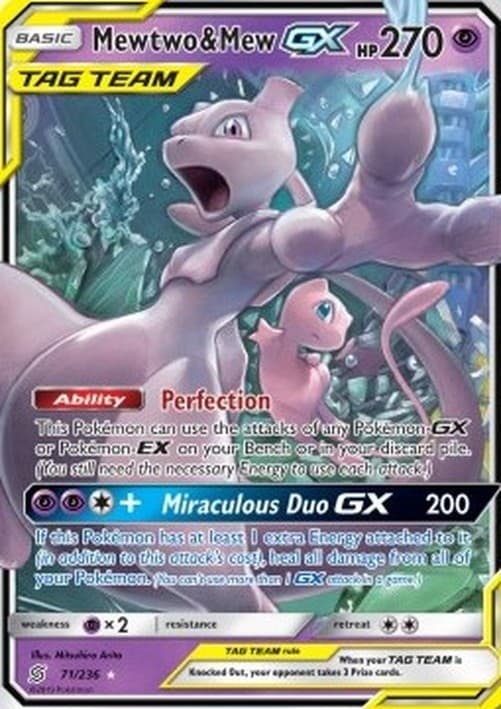Pokemon Mewtwo & Mew GX