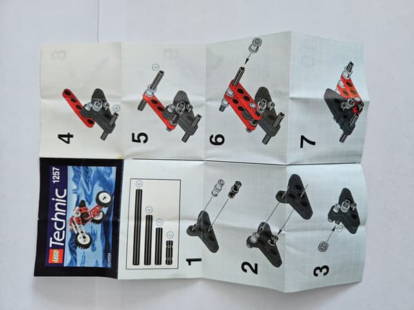 LEGO Technic 1257 – Tricycle – Complete set + INSTRUCTIONS