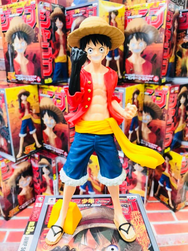 One Piece Anime Figure: Monkey D. Luffy – Jump 50th Anniversary – Banpresto