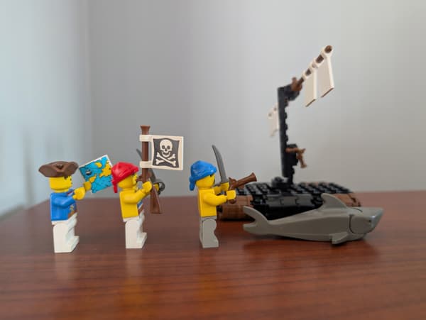 Lego 6257 Pirates on a Raft
