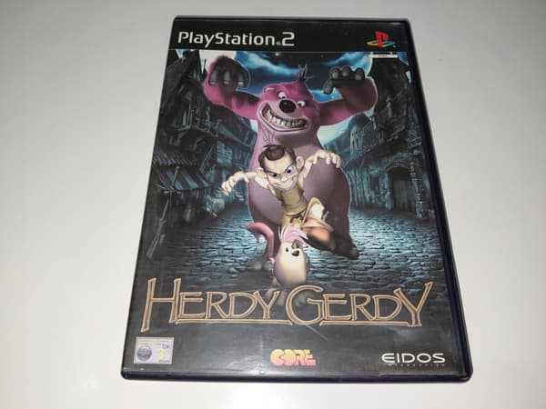 ps2 HERDY GERDY arcade platform game 3xA complete set
