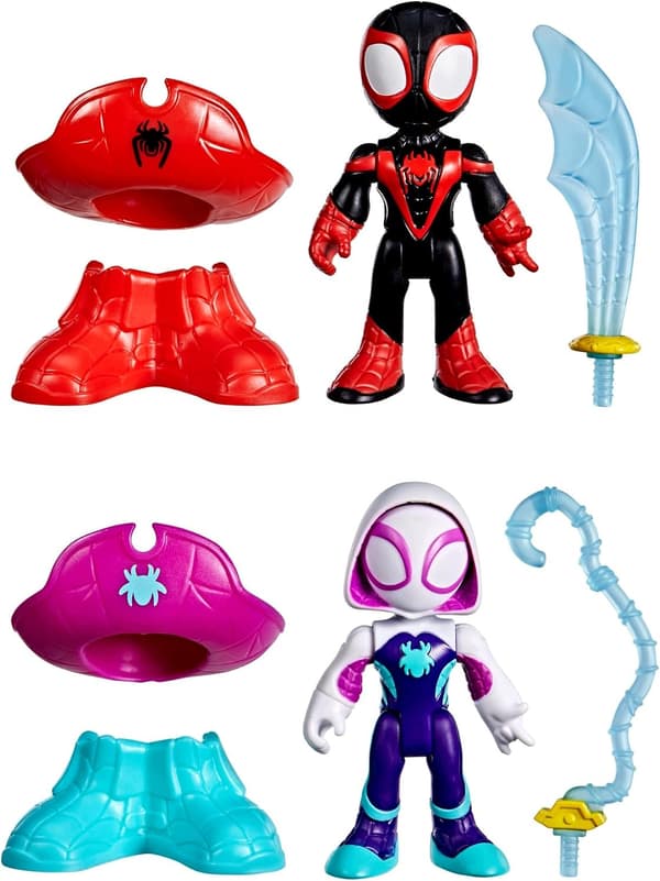 Miles Morales Ghost-Spider action figures – Pirates, 7.6cm