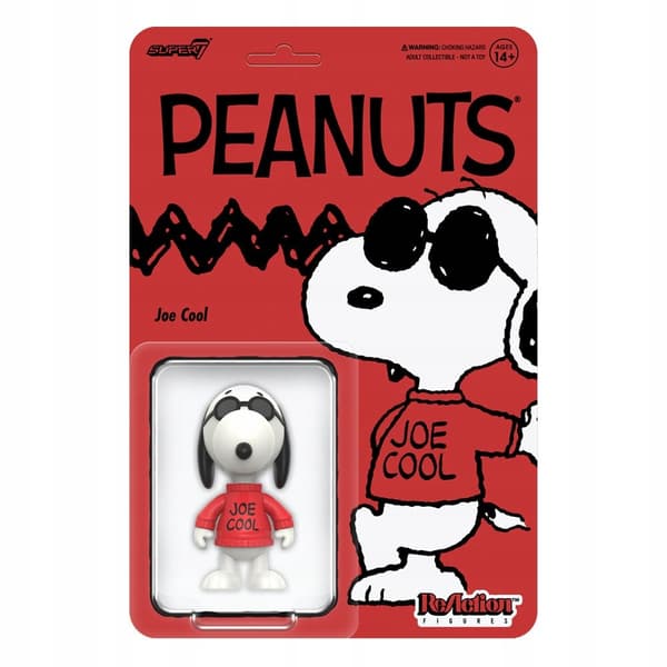 PEANUTS REACTION ACTION FIGURE WAVE 8 JOE COOL 9 CM