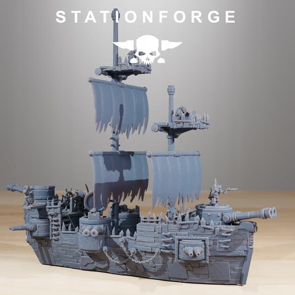 Gobs Pearl Battle Ship 2 – Station Forge – 3D-utskrift