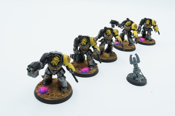 Warhammer 40k Space Marines Terminator Squad – set of 5 plastic miniatures