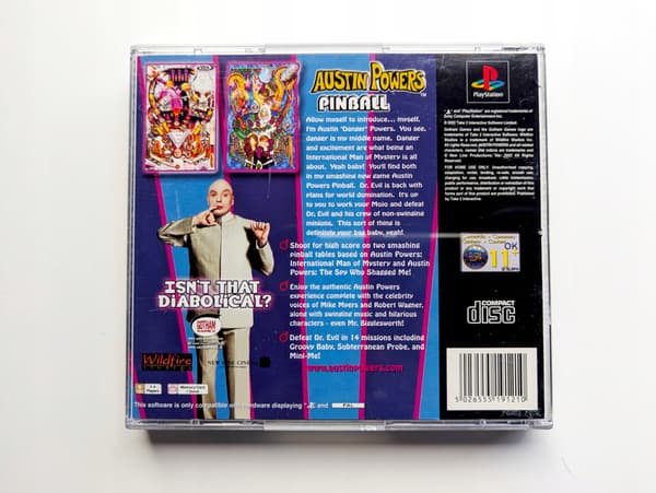 *** AUSTIN POWERS PINBALL PLAYSTATION 1 PS1 PSX PSONE *** 3AAA