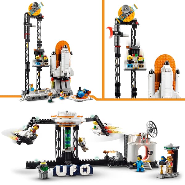 LEGO Creator 3-in-1 31142 Space Roller Coaster