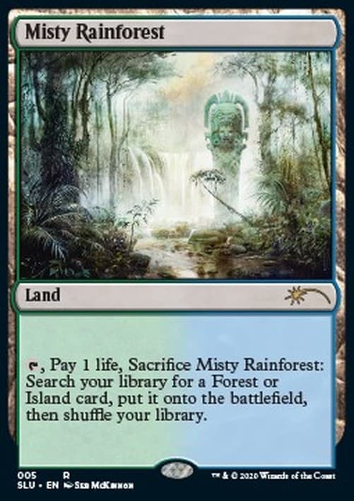 Magic: The Gathering Misty Rainforest