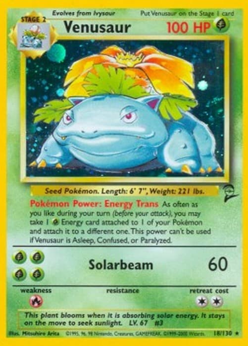 Pokemon TCG Venusaur