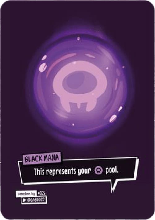 Magic: The Gathering Black Mana Counter