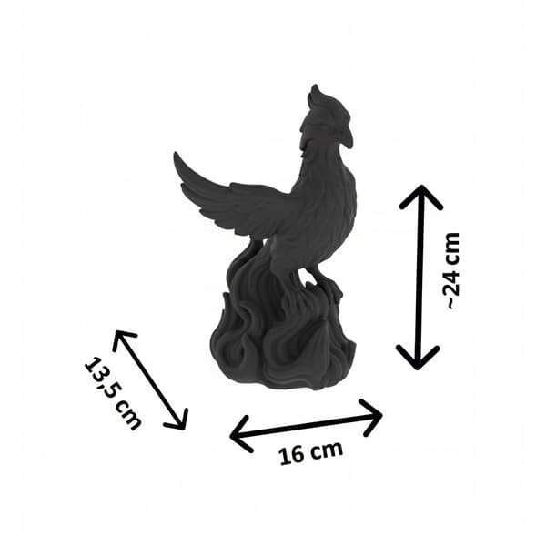 DECORATIVE PHOENIX FIGURINE WITH SPREAD WINGS – MANY COLOURS