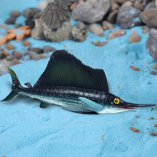 Simulation Marine Animal Figures, Educational Science Toy: Sailfish