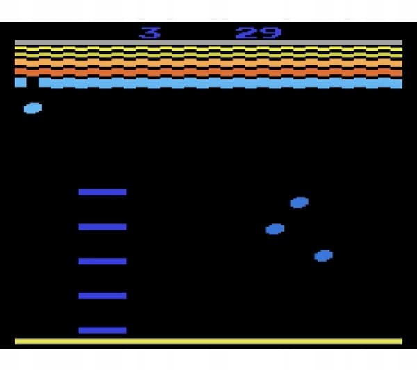 The Atari Avalanche game for the Atari 2600+, 7800+ and 7800 consoles
