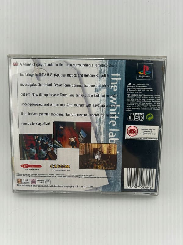 Resident Evil PS1 PSX PlayStation (PSX) boxed