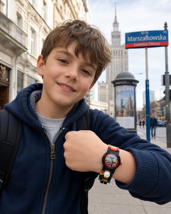 LEGO FIREFIGHTER children’s watch 8021209, adjustable strap, FIRE BRIGADE