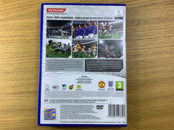 PES 2011 PRO EVOLUTION SOCCER – perfect disc – complete PS2 set